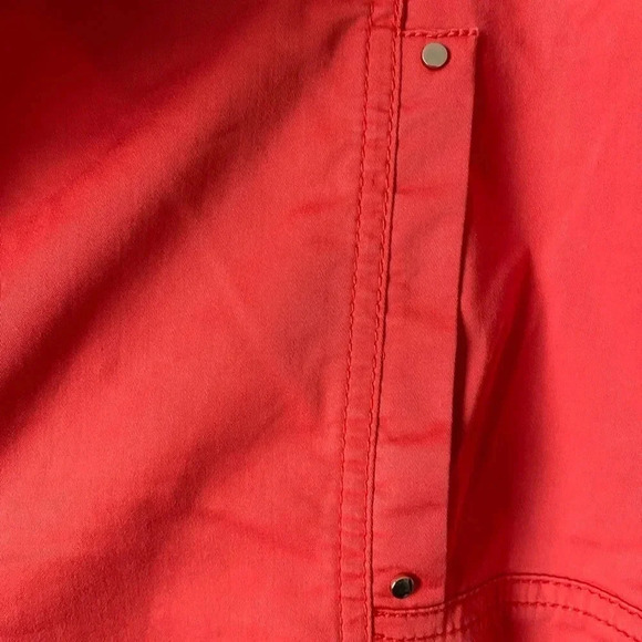 CHICO’S | Women’s Luxe Utility Convertible Orange Ankle Pants Size 2.5 (14/L) - Picture 8 of 12